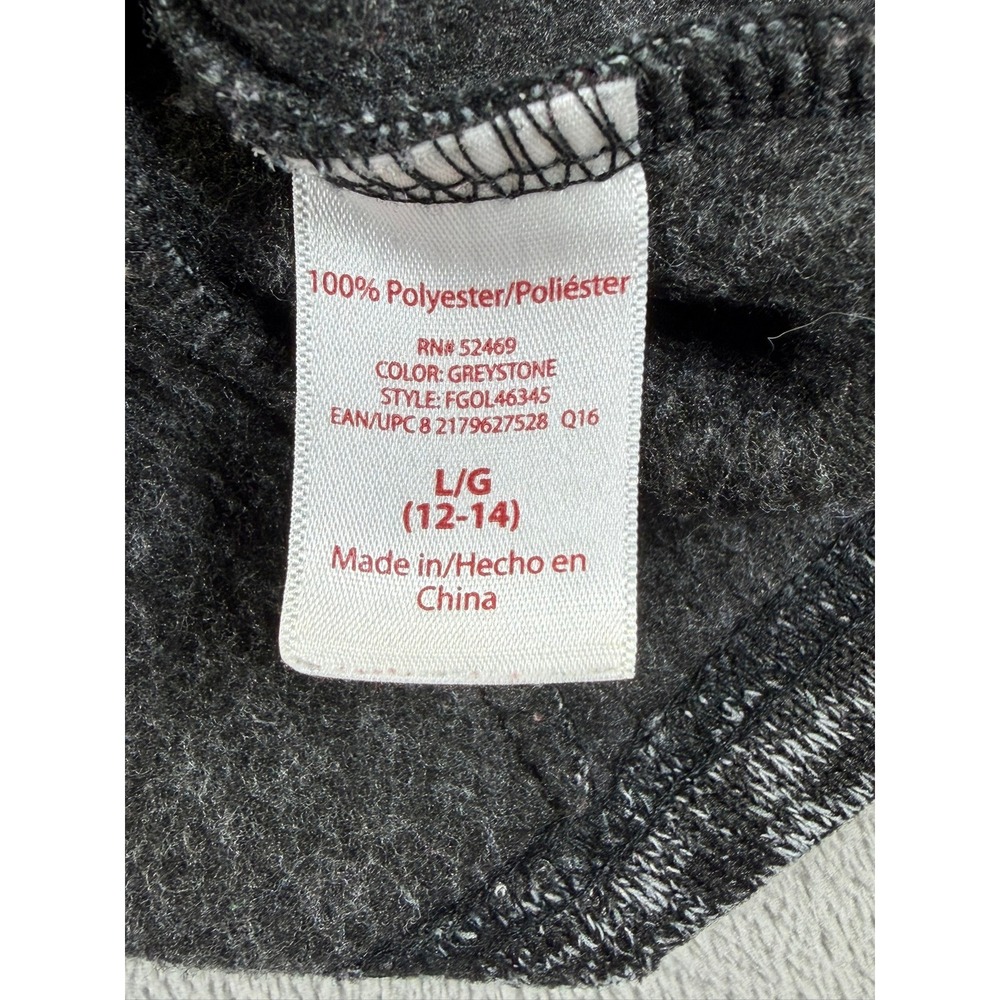 Faded Glory Womens Greystone Marled Knit Full Zip Sherpa Collar Vest Large 12-14 - Picture 7 of 10